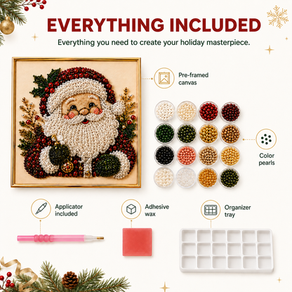 3D Christmas Pearl Art Kit